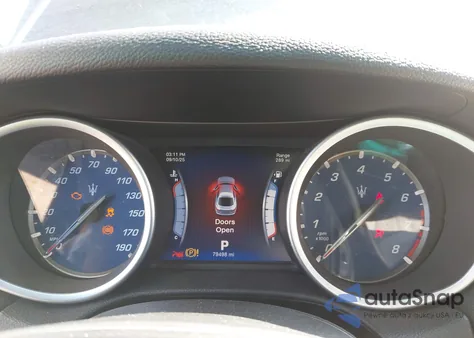 2014 Maserati Ghibli z USA, uszkodzony, nr VIN ZAM57XSA6E1087545